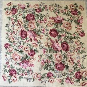 Ralph Lauren Floral Square Scarf Wrap